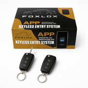 1985-1993 Convertible Model: Foxbody Keyless Entry with (2) OEM style Flip Key Fobs and Custom Key Blanks (Version V2)